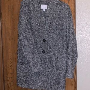 Front button coat